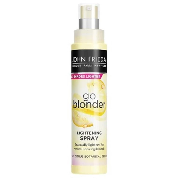 John Frieda SB Go Blonder Renk Açıcı Sprey Sarı Saçlara Özel 100 ml - Resim 2