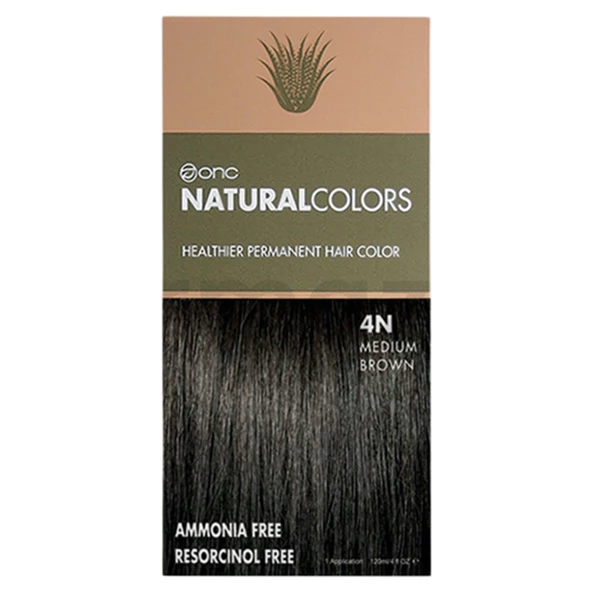 Onc Natural Colors Saç Boyası 4N - Orta Kahve ürün görseli