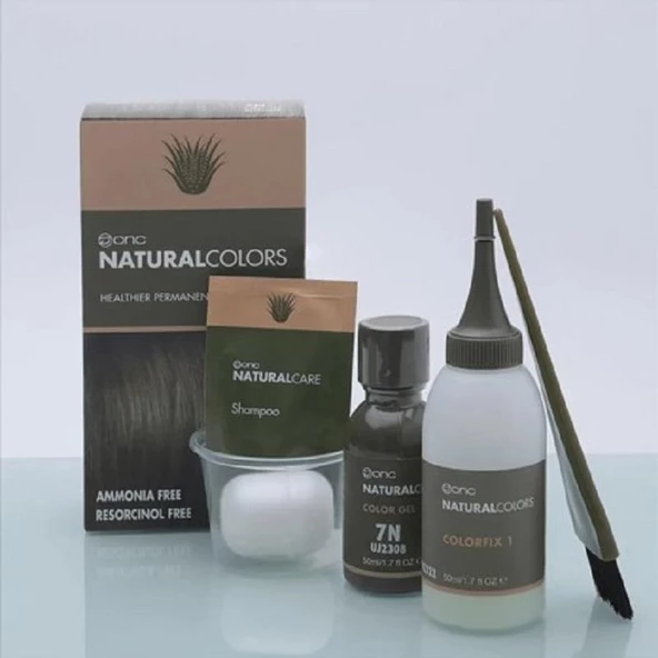 Onc Natural Colors Saç Boyası 7G - Altın Sarısı - 4