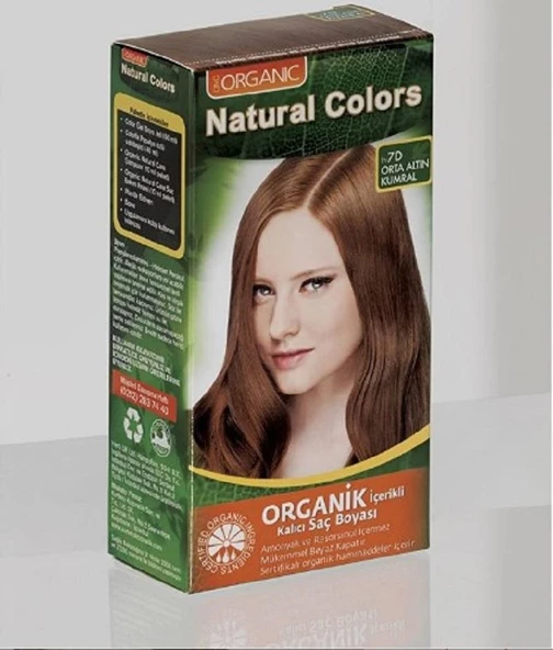 Onc Natural Colors Saç Boyası 7G - Altın Sarısı - 2