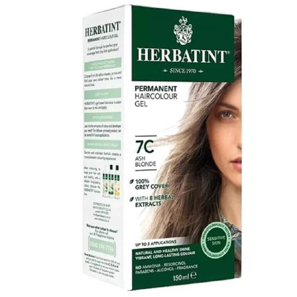 Herbatint Saç Boyası 7C Blond Cendre Kül Sarısı 150 ml - 2