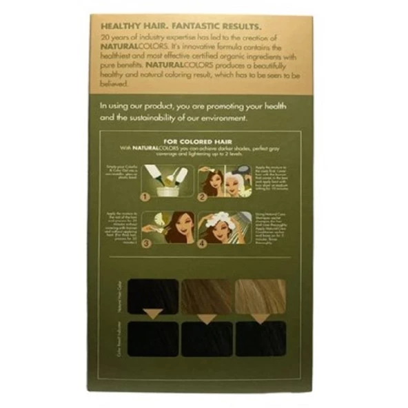 Onc Natural Colors Saç Boyası 4N - Orta Kahve - Resim 3