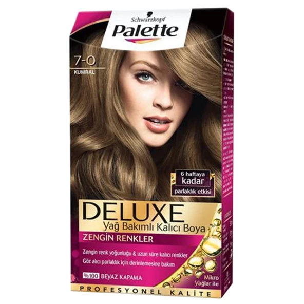 Palette Deluxe Yağ Bakımlı Saç Boyası 7-0 Kumral ürün görseli