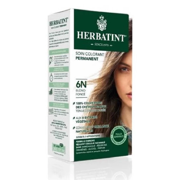 Herbatint Bitkisel Saç Boyası 6N Dark Blonde Koyu Sarı150 ml ürün görseli