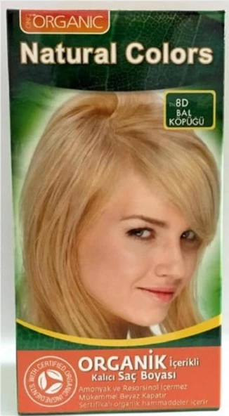 Onc Natural Colors Saç Boyası 8G - Bal Sarısı - Resim 2