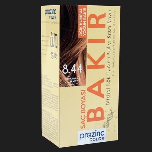 Prozinc Color Saç Boyası - 8.44 Light Blonde Intense Copper Bakıt ürün görseli