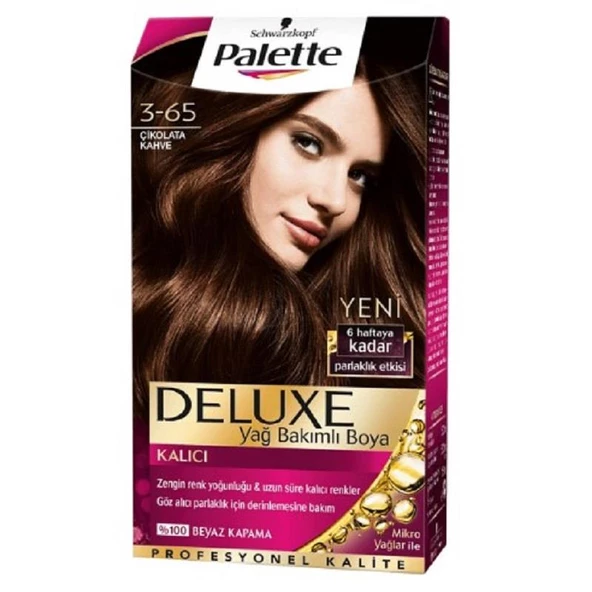 Palette Deluxe Saç Boyası 3-65 Çikolata Kahve