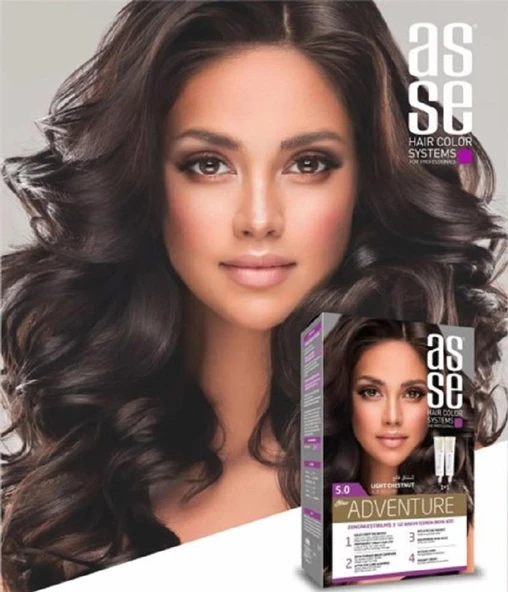 Asse Hair Color System Saç Boyası Açık Kestane No: 5.00 - 2