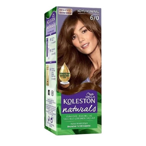 Koleston Naturals Boya 6/0 Koyu Kumral ürün görseli