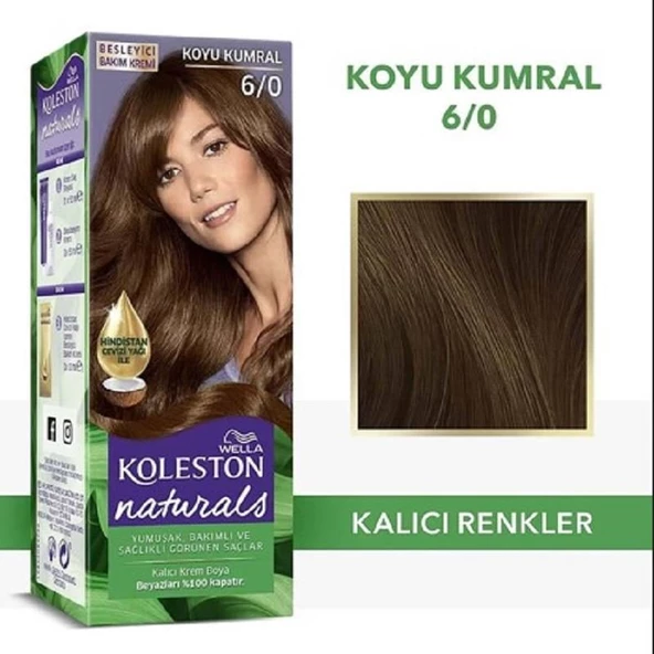Koleston Naturals Boya 6/0 Koyu Kumral - Resim 2