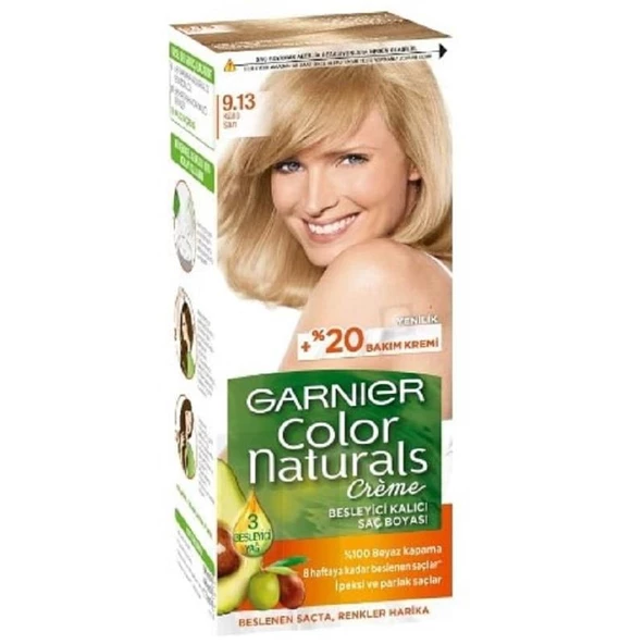 Garnier Color Natural Boya 9.13 Açık Küllü Sarı ürün görseli