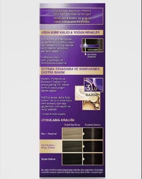 Palette Natural 3-0 Koyu Kahve - Resim 4