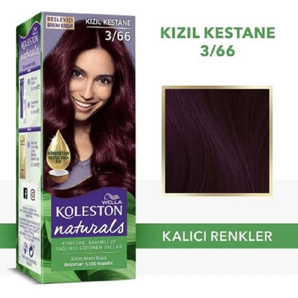 Koleston Naturals 3/66 Kızıl Kestane - Resim 2