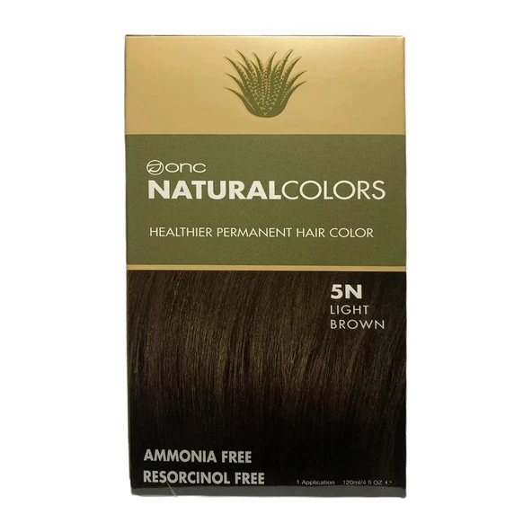 Organic Natural Colors Saç Boyası 5N Açık Kahverengi ürün görseli