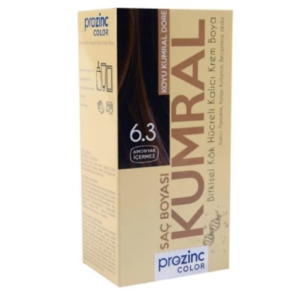 Prozinc Color Saç Boyası - 6.3 Dark Golden Blonde Koyu Kumral ürün görseli