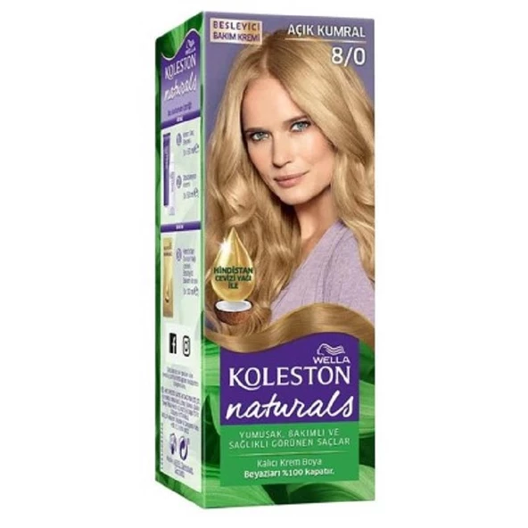 Koleston Naturals Boya 8/0 Açik Kumral ürün görseli