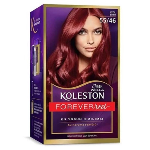 Koleston Kit Saç Boyası 55/46 Kızıl Büyü - 1