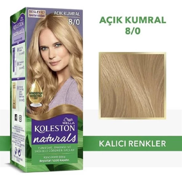 Koleston Naturals Boya 8/0 Açik Kumral - Resim 2
