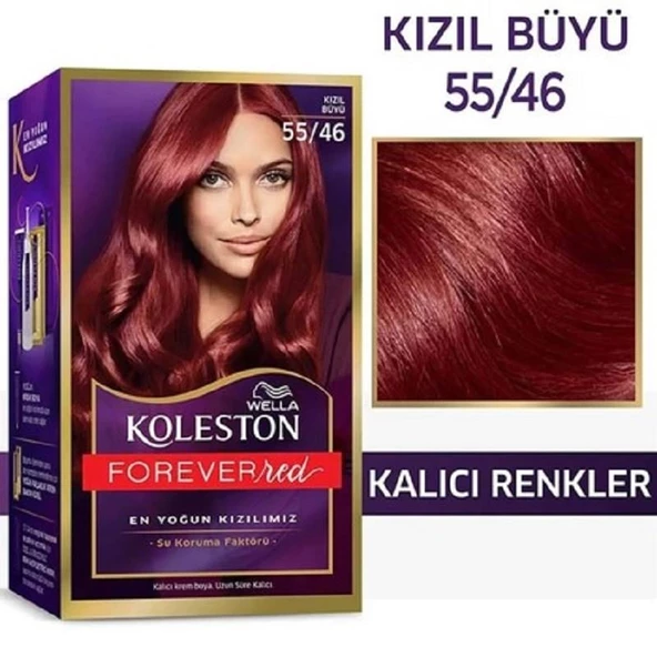 Koleston Kit Saç Boyası 55/46 Kızıl Büyü - 2
