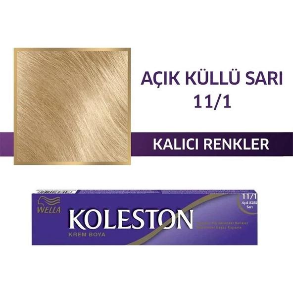 Koleston Tüp Boya Açık Küllü Sarı 11/1 - 2