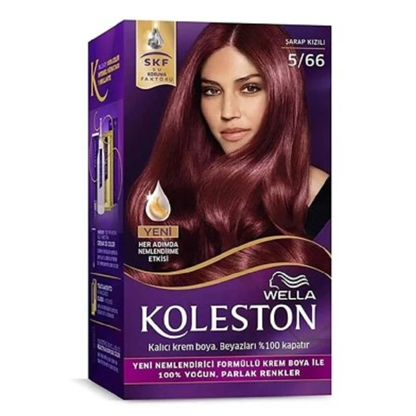 Koleston Kit Saç Boyası 5/66 Şarap Kızılı
