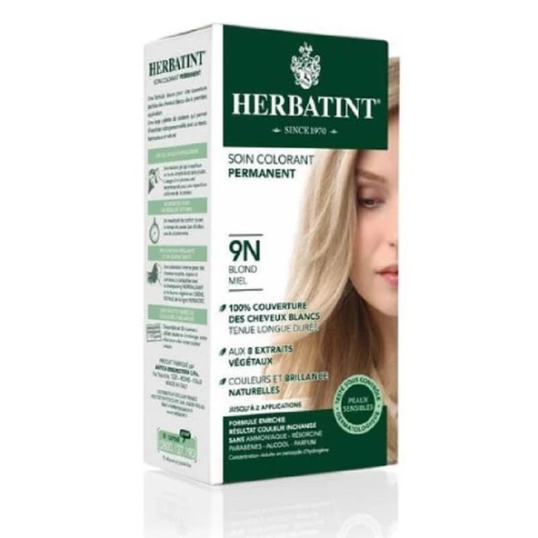 Herbatint Saç Boyası 9N Blond Miel Bal Sarısı 150 ml - 2