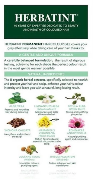 Herbatint Bitkisel Saç Boyası 4N Chestnut Kestane150 ml - Resim 3