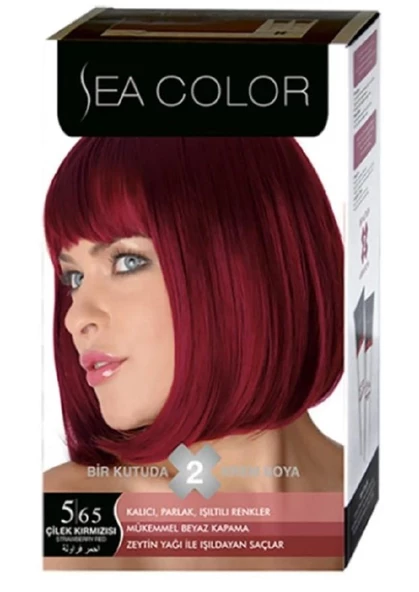 Sea Color Set Boya 5.65 Çilek Kırmızısı - 2