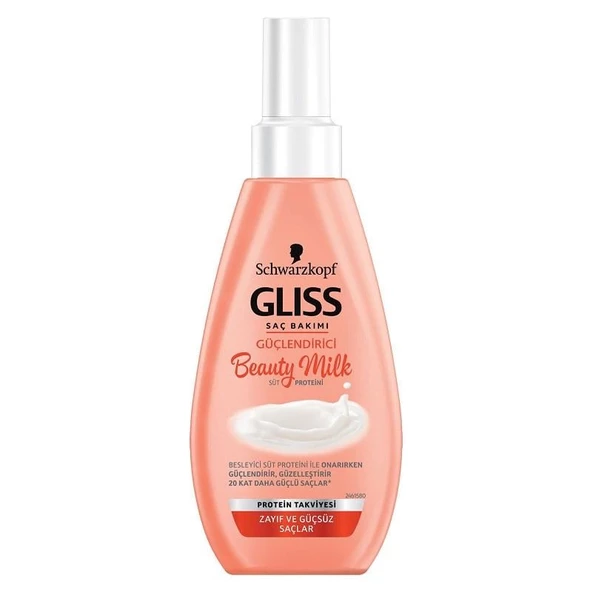 Gliss Sıvı Saç Kremi Beauty Milk Güçlendirici 150 ml