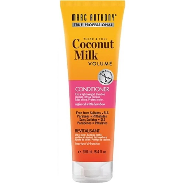 Marc Anthony İnce Telli Saçlar için Dolgunlaştırıcı & Kalınlaştırıcı Coconut Milk Bakım Kremi 250 ml ürün görseli