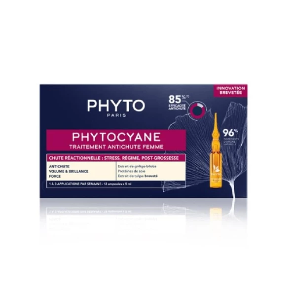 Phyto Phytocyane Women Dökülme Karşıtı Serum Ampul 12'li 5 ml