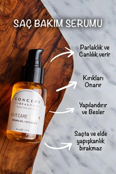 Concept Beauty Saç Bakım Serumu 50 ml - Resim 3