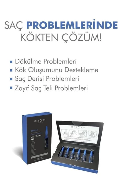 Mesoxy Oxyhair 2 ml x 6 Ampül - Resim 3