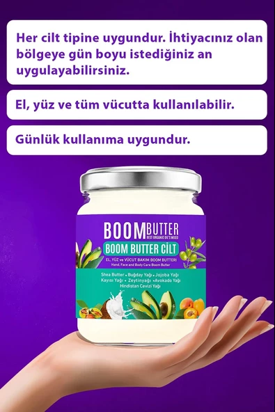 Herbal Science Boom Butter Cilt Bakım Yağı 190 ml - Resim 6