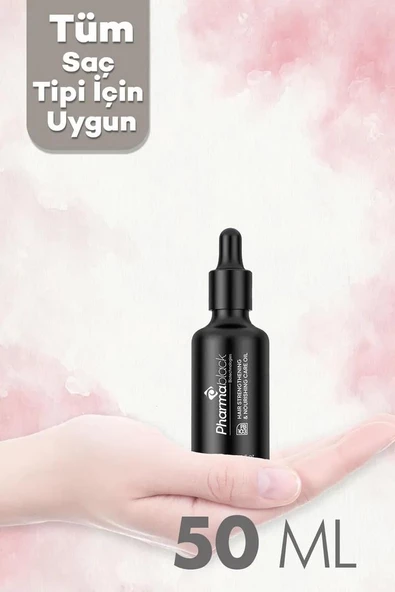 Pharmablack Hair Strenghtening & Nourishing Care Oil 50 ml - Resim 2