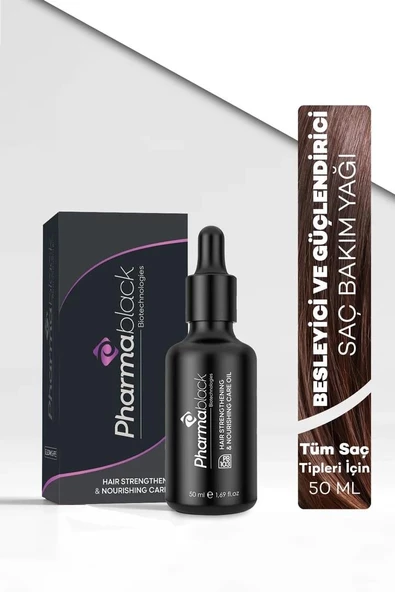 Pharmablack Hair Strenghtening & Nourishing Care Oil 50 ml ürün görseli