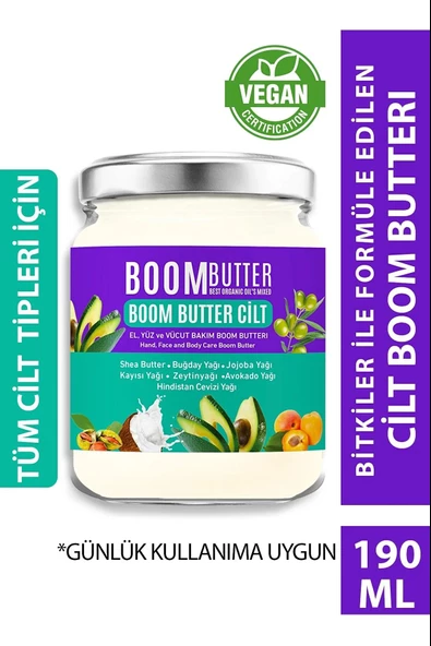 Herbal Science Boom Butter Cilt Bakım Yağı 190 ml - Resim 2