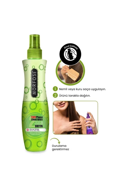 Morfose Biotin Fön Suyu 240 ml - Resim 3