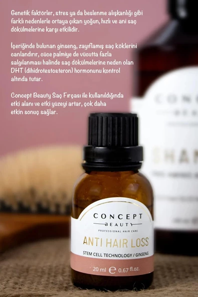 Concept Dökülme Karşıtı Dermo Shot Bakım 20 ml - Resim 2