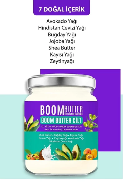 Herbal Science Boom Butter Cilt Bakım Yağı 190 ml - Resim 3