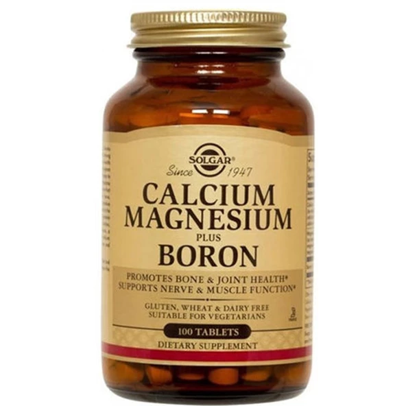Solgar Calcium Magnesium Plus Boron 100 Tablet ürün görseli