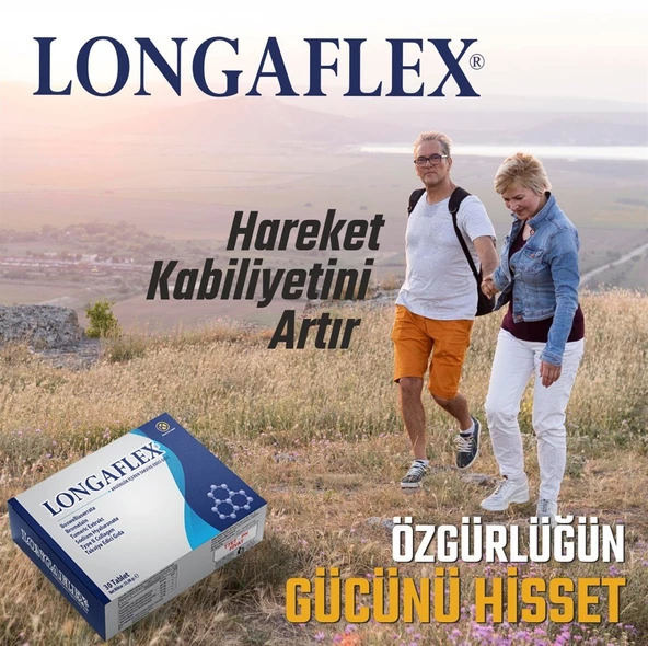 Longaflex Tip 2 Kolajen, Hyalüronik Asit, Bromelain, Bozwellia 30 Tablet - 4