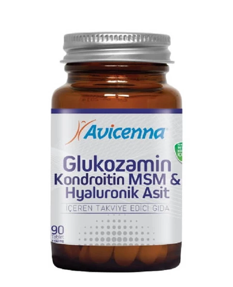 Avicenna Glukozamin Kondroitin MSM Hyaluronik Asit 90 Tablet ürün görseli