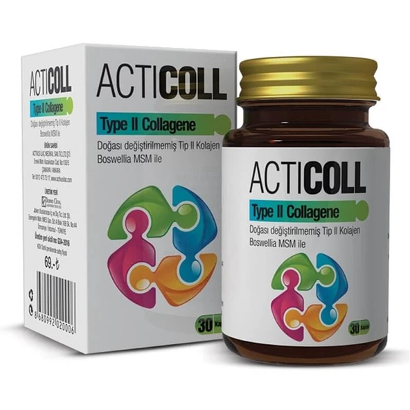 Acticoll Type 2 Collagen 30 Kapsül