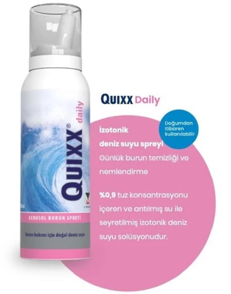 Quixx Daily Aerosol Burun Spreyi 100 ml - Resim 2