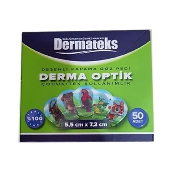 Dermateks Göz Pedi Desenli Çocuk 50'li