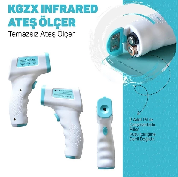 KGZX KG-TM10 Alından Temassız Ateş Ölçer