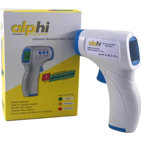 Alphi Infrared Temassız Ateş Ölçer - Resim 2