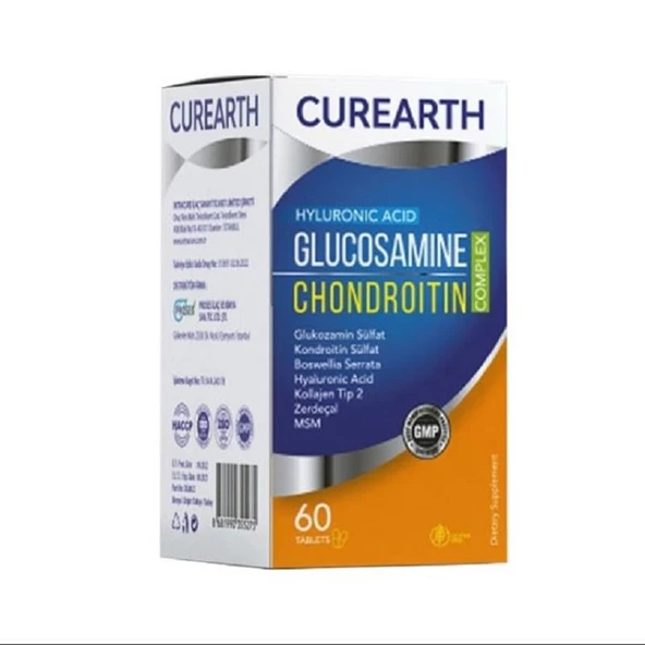 Curearth Glukozamin Complex 60 Tablet ürün görseli
