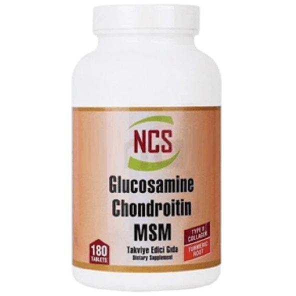 Ncs Glukozamin Chondroitin MSM Kollajen Turmeric 180 Tablet ürün görseli